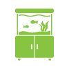 fish tank / stand 
